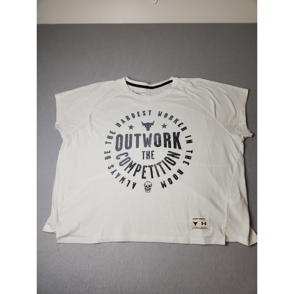 Under Armour Project Rock Outwork T-Shirt Women's Size Large